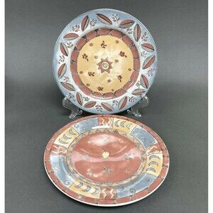 Coffee Shoppe by Sango Salad Plates Sue Zipkin Cinnamon Coffee Dark Roast Blend